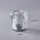 Frendorf | Crystavo Zylindrische Kristall LED Tischlampe | Kreatives Design | Perfekt für Schlafzimmer & Dekoration