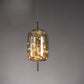 Frendorf | LumoSphere Nordic Pendelleuchte | Zylinder Oval Design | Glas-Lampe | Dimmbares LED Licht | Schlafzimmer & Wohnräume