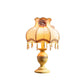 Französische rustikale Tischlampe mit 1 Lampe aus Kunstharz mit Rosenquaste