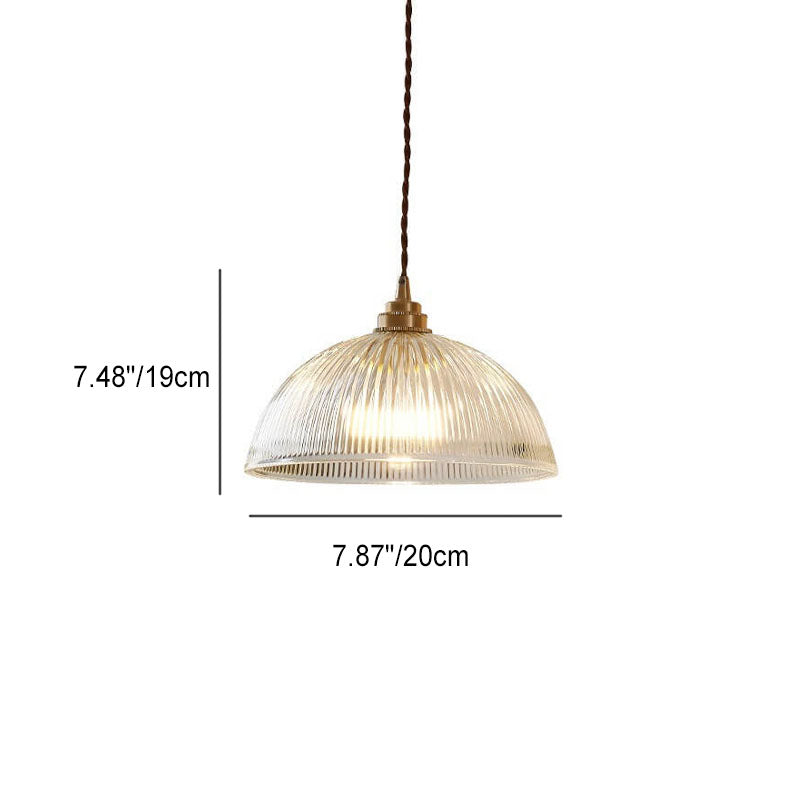 Frendorf | ClaraDome Pendelleuchte | Moderne Glas-Kuppel | Pot Lid Design | Verschiedene Größen