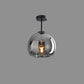 Frendorf | Nordora Luxus Rundglas-Deckenleuchte | Semi-Flush Mount | Modernes Skandinavisches Design