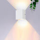 Moderne Minimalistische Quadratische Aluminium LED Wandleuchte
