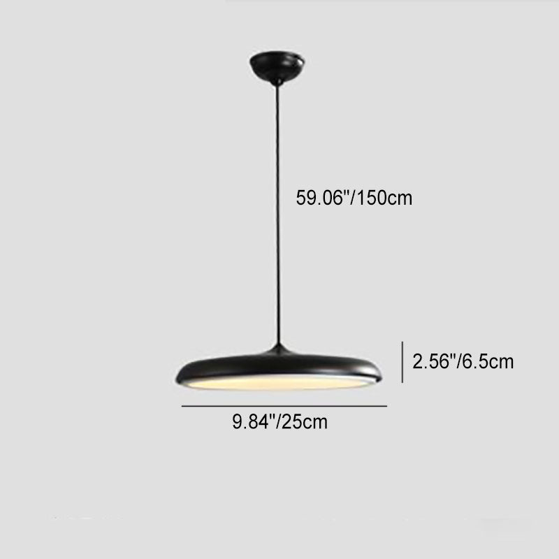 Macaron Flying Saucer Metall LED Pendelleuchte
