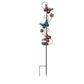 Frendorf | GardenGlow Solar Gartenleuchte | Metall-Design | Schmetterling, Libelle, Kolibri | Landschaftsbeleuchtung