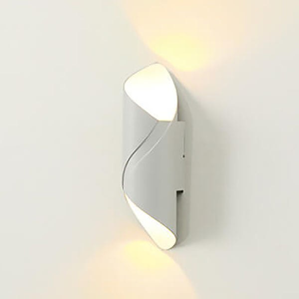 Frendorf | Spiranova Doppelkopf LED Wandleuchte | Nordic Spiral Design | Aluminium Spotlicht | Moderne Beleuchtung