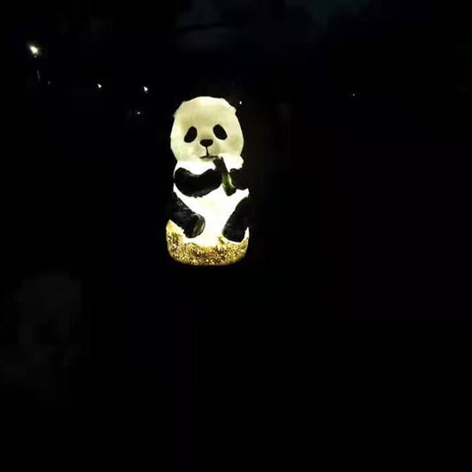 Solarharz Panda Outdoor wasserdichte Patioschmuckbodenstecklicht