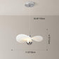 Frendorf | LotusGlow LED Pendelleuchte im Art-Deco-Stil | Gefalteter Harz-Lampenschirm | Elegantes Design für Wohnzimmer