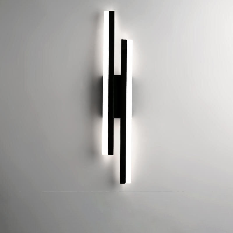 Frendorf | LuxLine Moderne LED Wandlampe | Minimalistisches Design | Eisen & Acryl | Dimmbares Licht