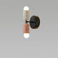 Frendorf | Zenolux Japanisches Wabi-Sabi Design Wandleuchte | Eisen & Zement | 2-Licht Lampe | Perfekt für moderne Innenräume