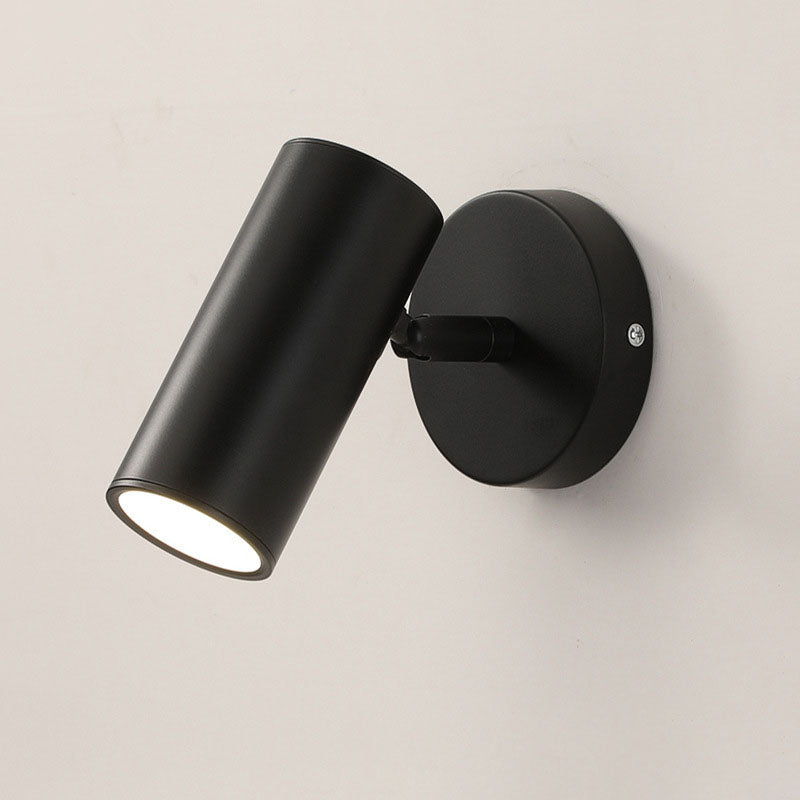 Moderne Einfachheit Plattierte Zylindrische Spotlicht 1-Licht Lese Wandleuchte Lampe