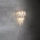 Frendorf | Lustrevia Kristall Wandleuchte | Luxus Design | Quasten aus Kristall | LED 1-Licht | Wohnzimmerlicht