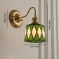 Frendorf | AuroraGlint Tiffany Kupfer Wandleuchte | Klassisches Design | Hochwertiges Glas | Ideal für Wohnzimmer