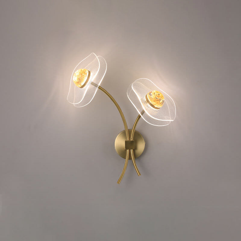 Frendorf | LotuGlow Kreative Lotus LED Wandleuchte | Acryl | Blumen Design | Dekorative Beleuchtung