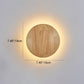 Moderne Minimalistische Runde Irreguläre Oval Holz LED Wandleuchte Lampe Für Wohnzimmer