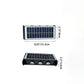 Moderne Einfachheit Solar Wasserdicht Rechteckige ABS PMMA LED Wandleuchte Lampe Für Außenpatio