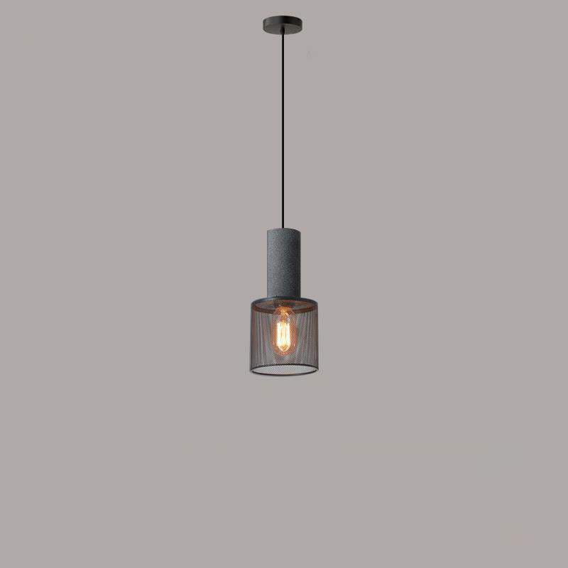 Frendorf | UrbanTaper Industrial Design Zement Pendelleuchte | Zylindrische Form | Moderner Look | Perfekt für Wohnzimmer