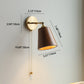 Frendorf | Aurano Wood & Copper Wandleuchte | Skandinavisches Design | Minimalistisch & Vielseitig