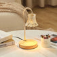 Frendorf | ValoraGlow Tischlampe | Modernes Holzdesign | Maiglöckchen-Stil | 1-flammig & Dimmbar