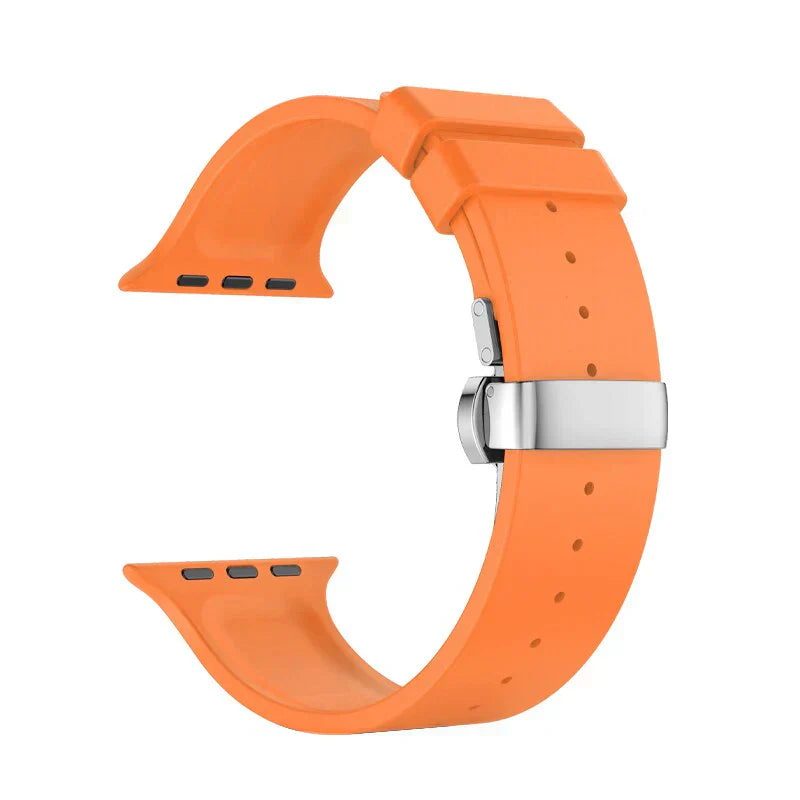 Frendorf | Luksus FKM Schmetterlingsverschlussarmband für Apple Watch