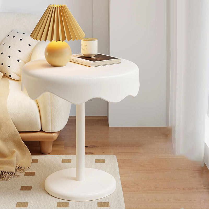 Frendorf | PolarNest Runder Beistelltisch | Eiscreme-Design | PP-Kunststoff & Stahl | Kreativ & Modern für Wohnzimmer