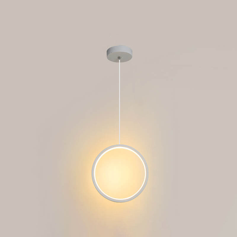 Modern Minimalist Runde Eisen Acryl LED Kronleuchter Für Schlafzimmer