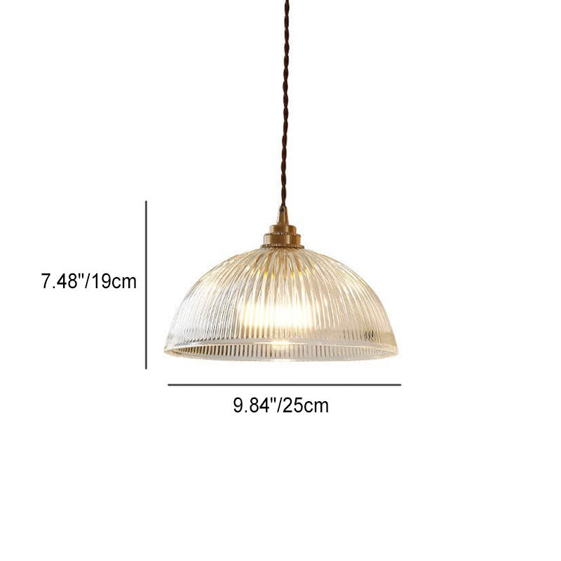 Frendorf | ClaraDome Pendelleuchte | Moderne Glas-Kuppel | Pot Lid Design | Verschiedene Größen