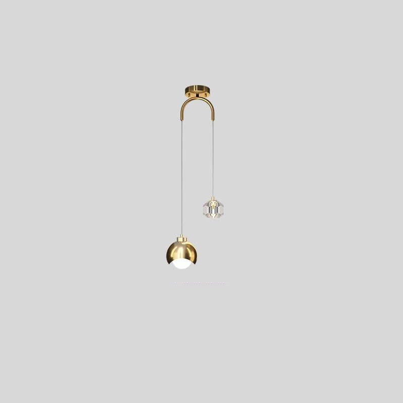 Frendorf | AstraLux Island LED Pendelleuchte | Modern | Luxus Design | Eisen und Messing | Deko für Zuhause