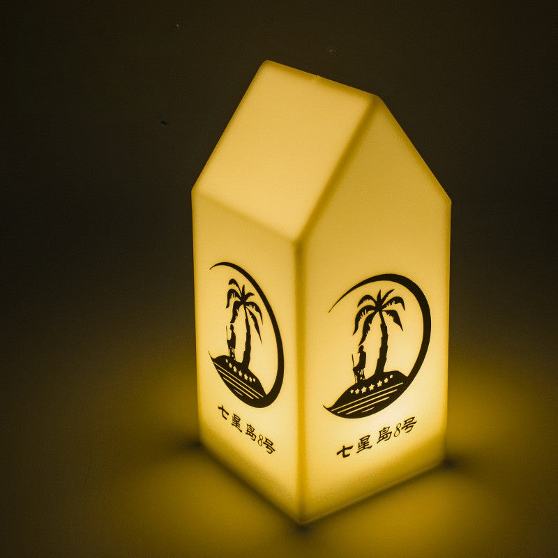 Moderne Art Deco Cabin Hardware PE LED Tischlampe für das Esszimmer