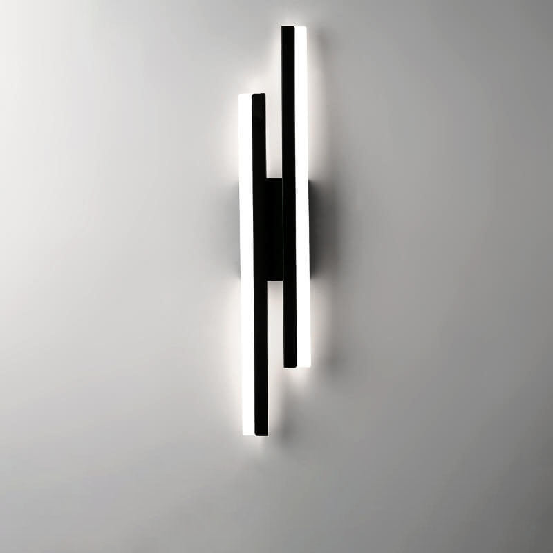 Frendorf | LuxLine Moderne LED Wandlampe | Minimalistisches Design | Eisen & Acryl | Dimmbares Licht