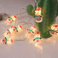 Frendorf | HoliGlow LED Lichterkette | Weihnachtsdeko | Batteriebetrieben | Warmes Licht & Festliche Designs