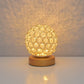 Modern Minimalist Runde USB wiederaufladbare LED Nachttischlampe