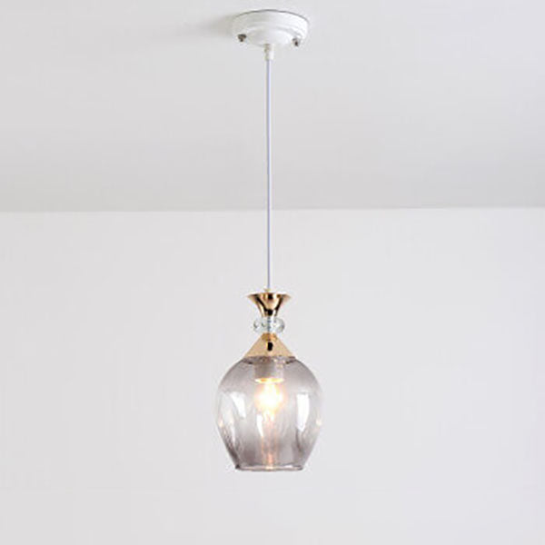 Frendorf | AuroSphere Gradient Glas Pendelleuchte | 1/3 Lichter | Insellicht | Modernes Design für Esszimmer & Küche