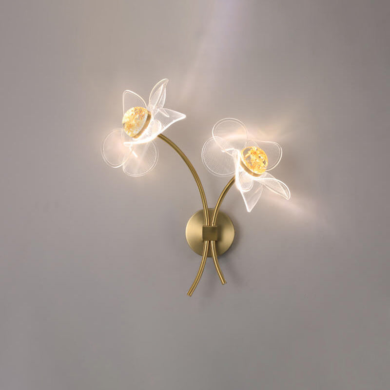 Frendorf | LotuGlow Kreative Lotus LED Wandleuchte | Acryl | Blumen Design | Dekorative Beleuchtung