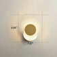 Frendorf | Luxoria Geo LED Wandleuchte | Goldenes Geometrisches Design | Acryl & Modern | Warmes Licht