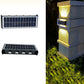 Moderne Einfachheit Solar Wasserdicht Rechteckige ABS PMMA LED Wandleuchte Lampe Für Außenpatio