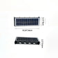 Moderne Einfachheit Solar Wasserdicht Rechteckige ABS PMMA LED Wandleuchte Lampe Für Außenpatio