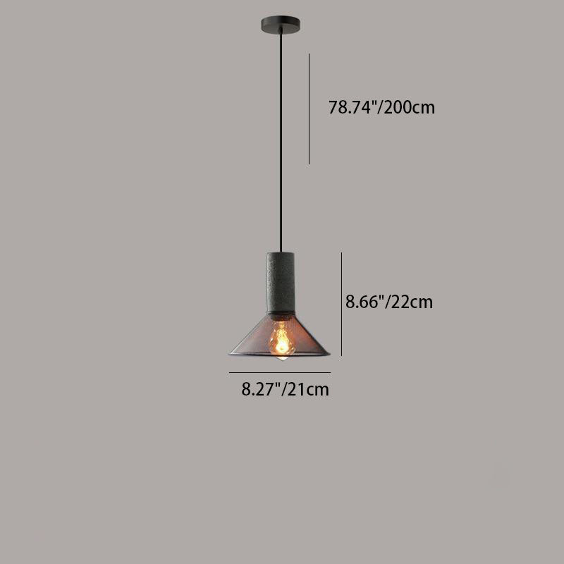 Frendorf | UrbanTaper Industrial Design Zement Pendelleuchte | Zylindrische Form | Moderner Look | Perfekt für Wohnzimmer