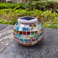 Frendorf | SolarArt Gartenleuchte | Kreatives Design aus Buntglas | LED Solar | Outdoor Beleuchtung