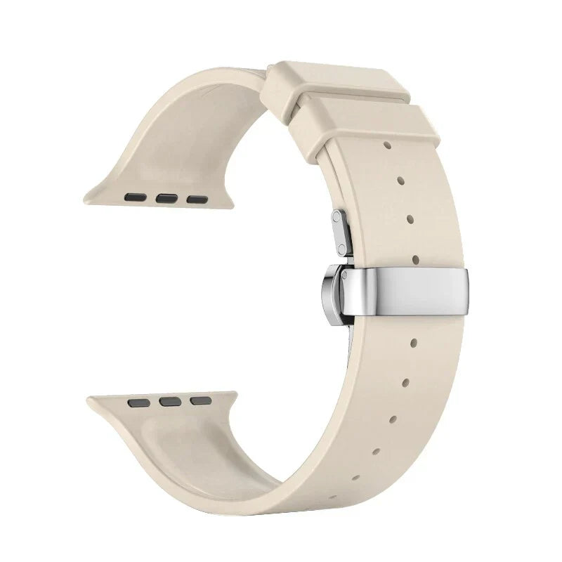 Frendorf | Luksus FKM Schmetterlingsverschlussarmband für Apple Watch
