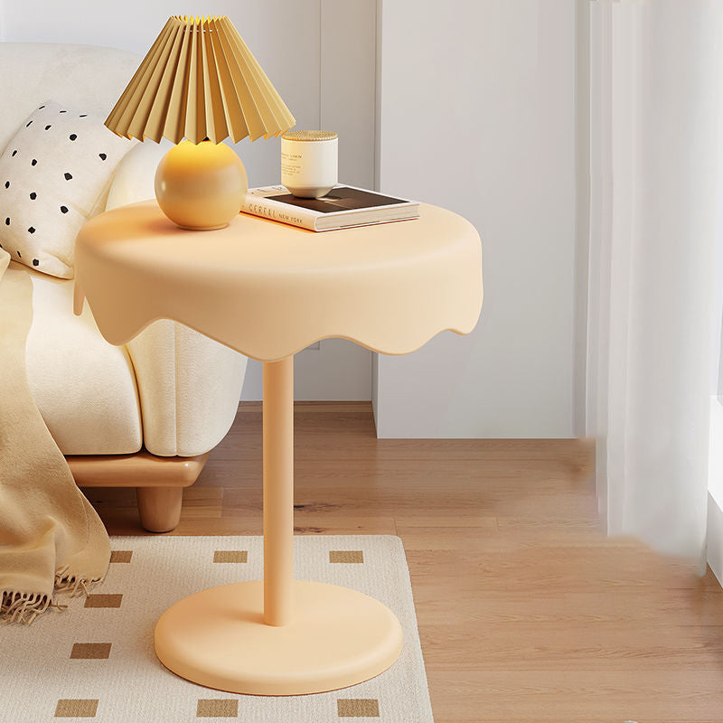 Frendorf | PolarNest Runder Beistelltisch | Eiscreme-Design | PP-Kunststoff & Stahl | Kreativ & Modern für Wohnzimmer