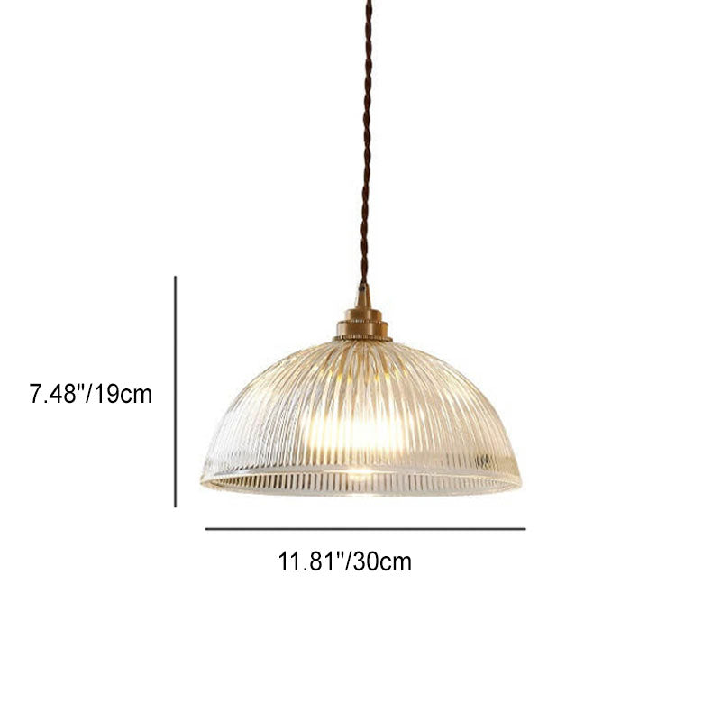 Frendorf | ClaraDome Pendelleuchte | Moderne Glas-Kuppel | Pot Lid Design | Verschiedene Größen