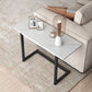 Frendorf | ModernoCurve C-Beistelltisch | MDF-Tischplatte | Modernes Design | Platzsparend | Perfekt für Wohnzimmer & Schlafzimmer