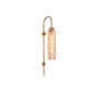 Frendorf | ZenoLuxe Nordic Design LED Wandlampe | Gebogene Arm | Modern | Dekoration für Zuhause