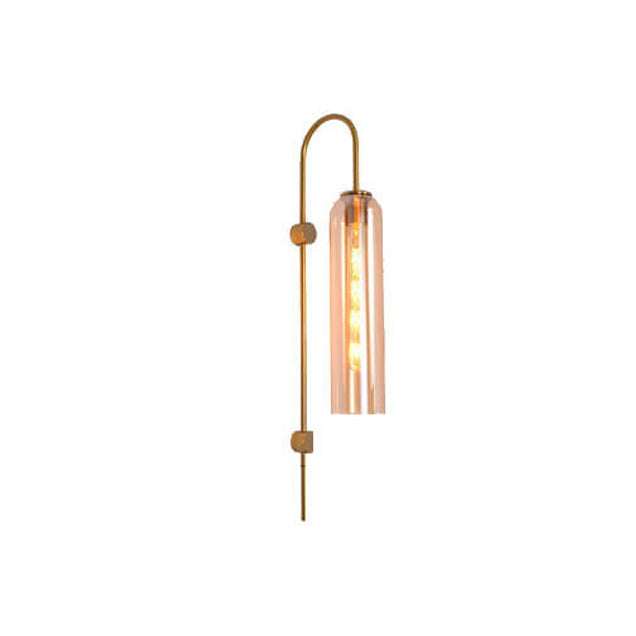 Frendorf | ZenoLuxe Nordic Design LED Wandlampe | Gebogene Arm | Modern | Dekoration für Zuhause