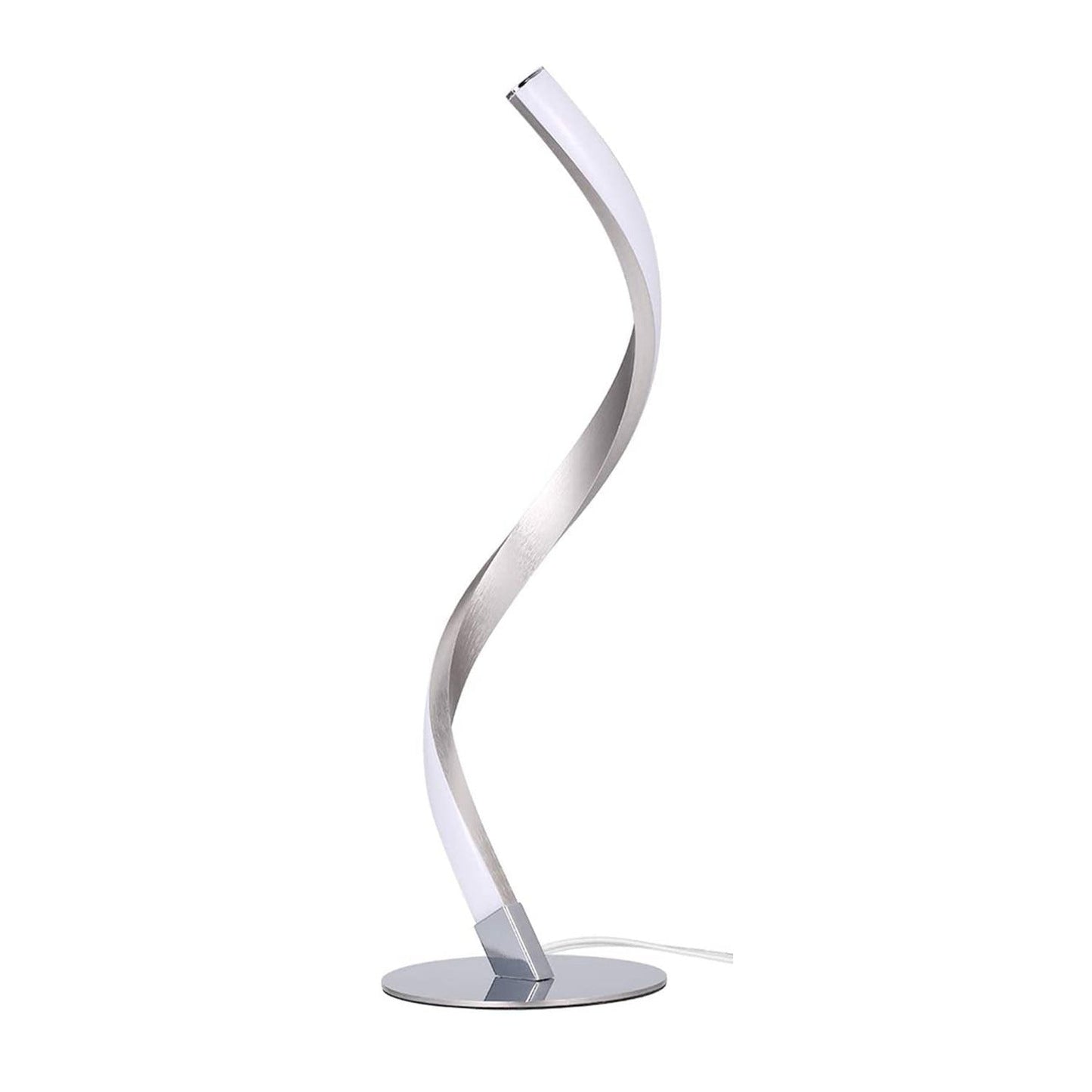 Moderne Minimalistische Aluminium Spiralstreifen LED Tischlampe Für Zuhause Büro