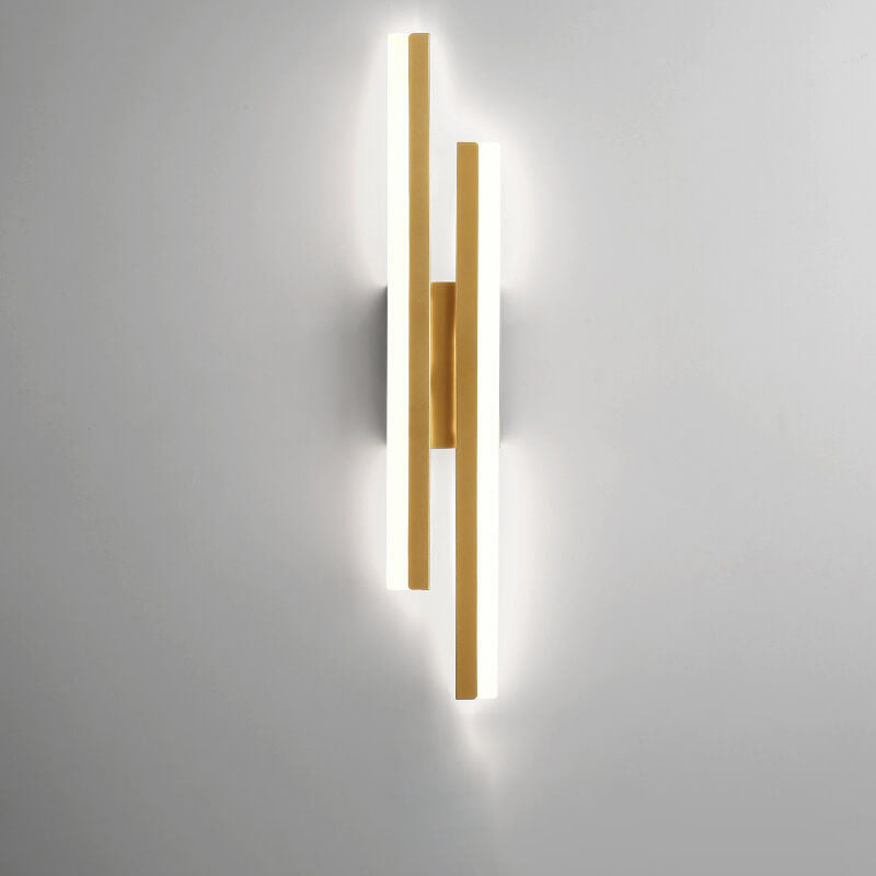 Frendorf | LuxLine Moderne LED Wandlampe | Minimalistisches Design | Eisen & Acryl | Dimmbares Licht