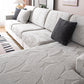 Modernes Blatt Jacquard Wasserdicht Anti-Kratzer Stretch Vollüberzug Sofaüberzug