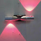 Moderne Kreativ Zylinder Rotierende Aluminium LED Wand Sconces Lampe
