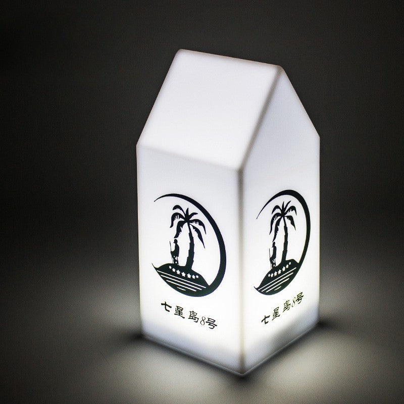 Moderne Art Deco Cabin Hardware PE LED Tischlampe für das Esszimmer