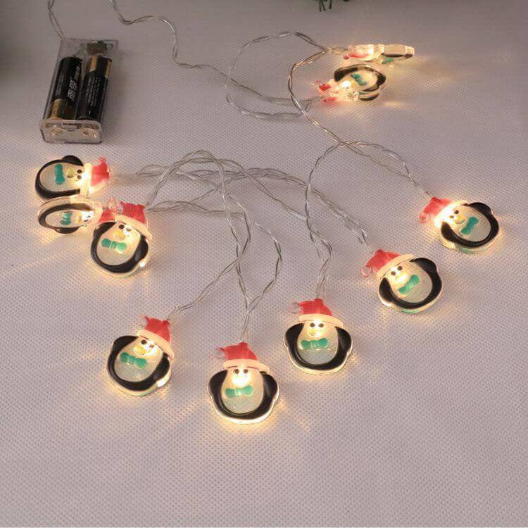 Frendorf | HoliGlow LED Lichterkette | Weihnachtsdeko | Batteriebetrieben | Warmes Licht & Festliche Designs